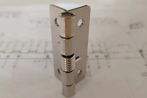 Metal Spring Hinges Are Made Of Pure Iron And Are Specially Treated To Be Strong And Durable. They Are Commonly Found On Factory Warehouse Doors.